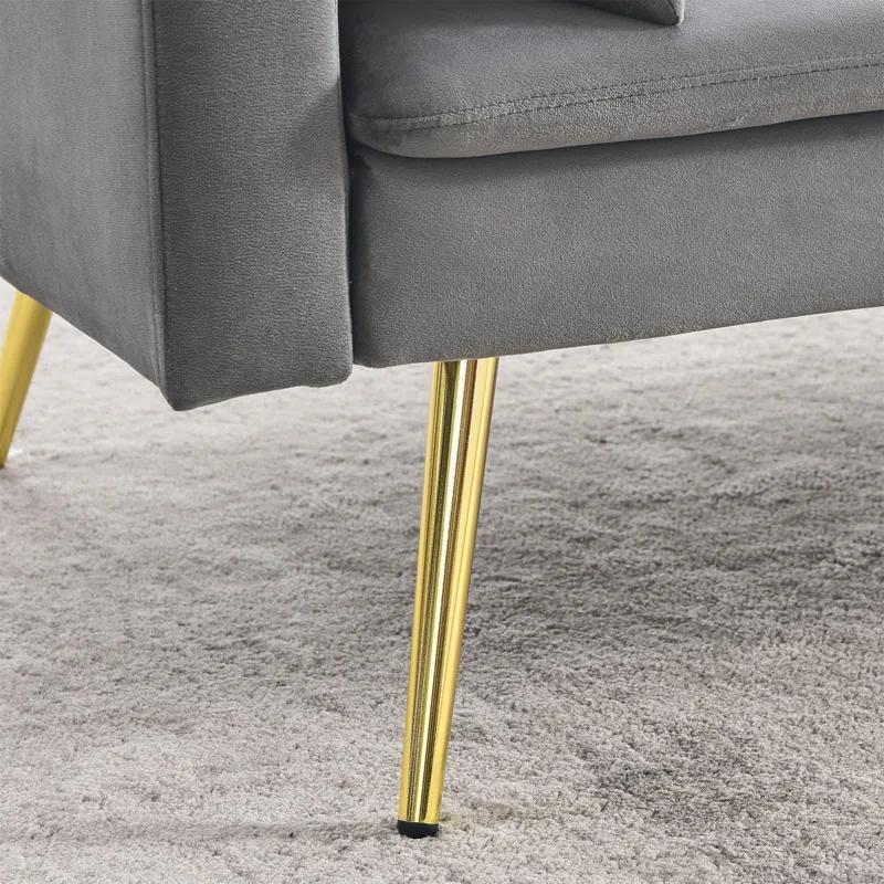 Mercer41 72.5"  Convertible Sofa Bed, Adjustable Velvet Sofa Bed - Velvet Folding Lounge Recliner - Reversible Daybed  - Ideal For Bedroom With Two Pillows And Center Leg