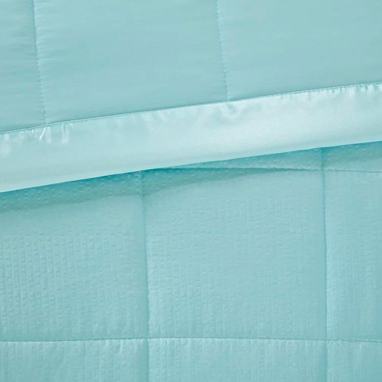 Madison Park Cambria Oversized Down Alternative Blanket with Satin Trim