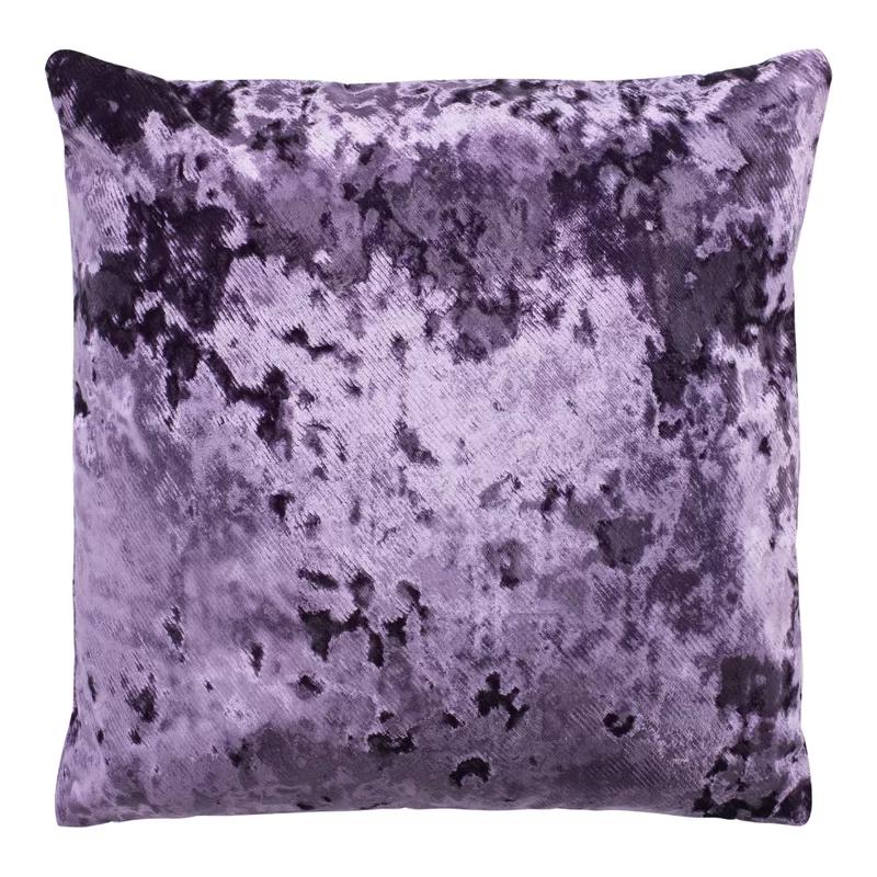 Gili Light Purple Velvet 18-inch Decorative Pillow