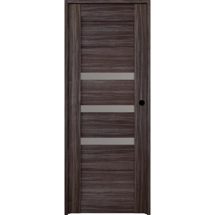 Belldinni Dora DIY-FRIENDLY Paneled Prefinished Wood and Glass Composite Single Prehung Door