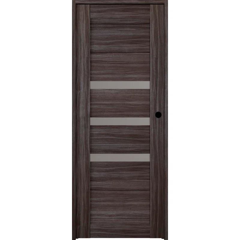 Belldinni Dora DIY-FRIENDLY Paneled Prefinished Wood and Glass Composite Single Prehung Door