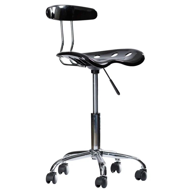 Flash Furniture Bonavant Adjustable Swivel Chair for Desk and Office with Tractor Seat