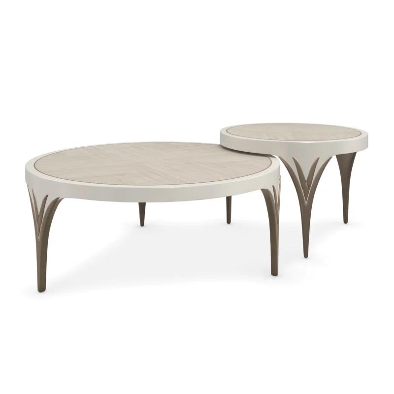 Caracole Compositions Valentina Solid Wood Coffee Table