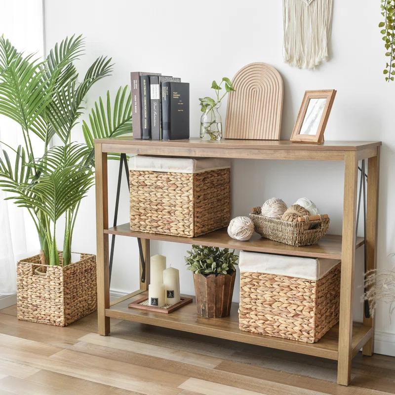 Breakwater Bay 2 Piece Wicker Storage Cube Basket Set & Reviews | Wayfair