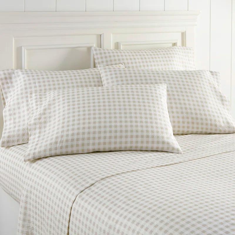 Shavel Home Products Seersucker Sheet Set