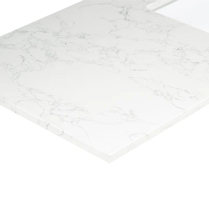 Ceres 37" Engineered Stone Single Bathroom Vanity Top with Sink