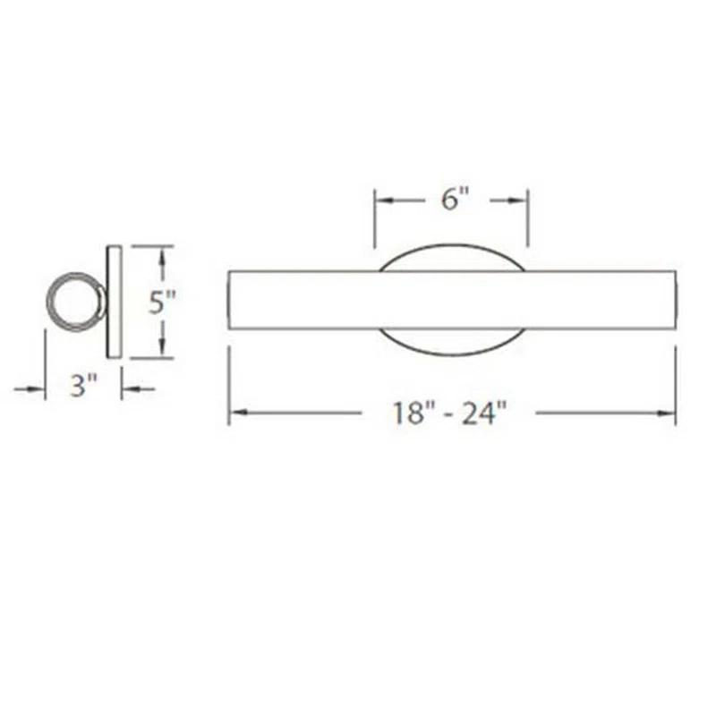 Modern Forms Loft Dimmable LED Bath Bar