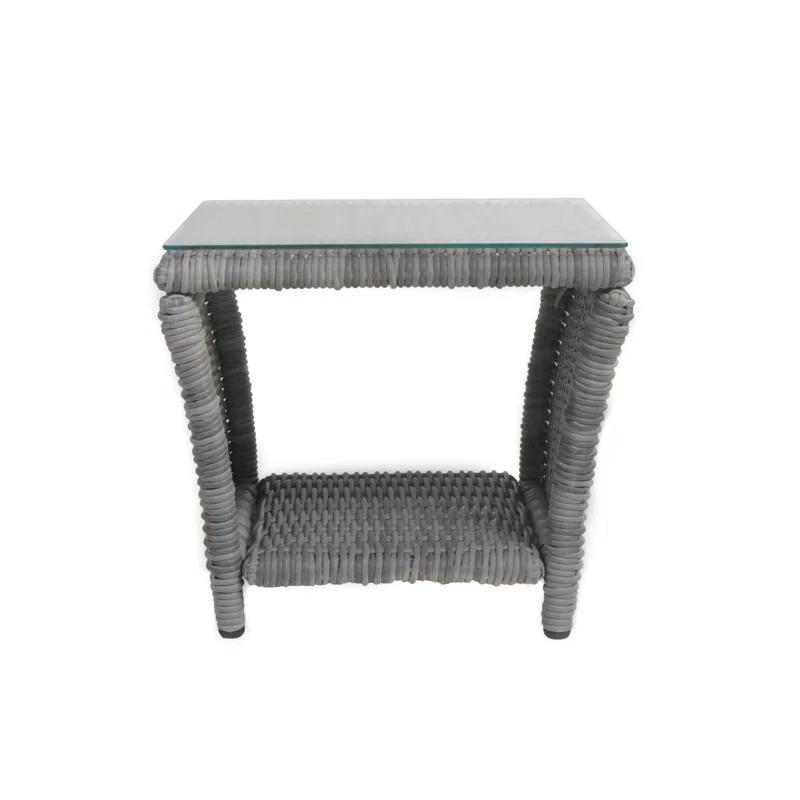 Elle Decor Vallauris 3-Piece Outdoor Reclining Chair Set, Grey
