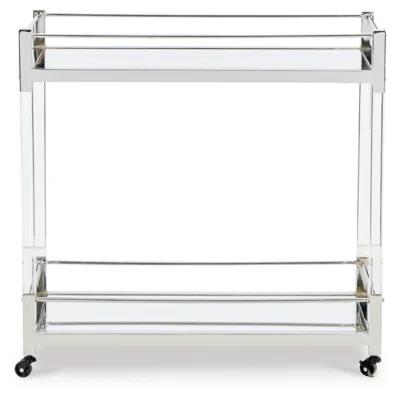 Mercer41 Acrylic, Metal Bar Cart