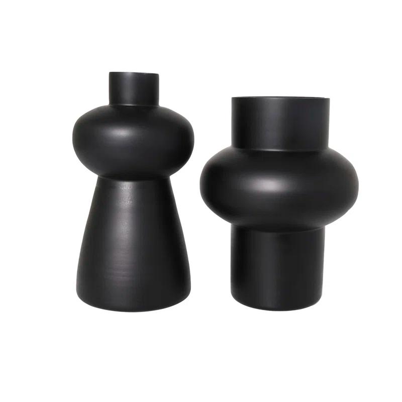 Mable 2-Piece Set Glass Table Vase
