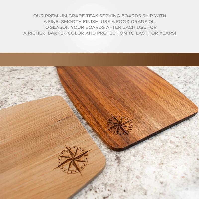 Madison Bay Trading Company Premium Grade Teak Gourmet Serving Board