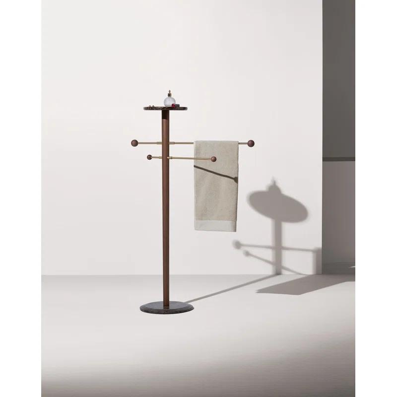 Nomon TOANE Toallero Wood 4 Freestanding Towel Stand