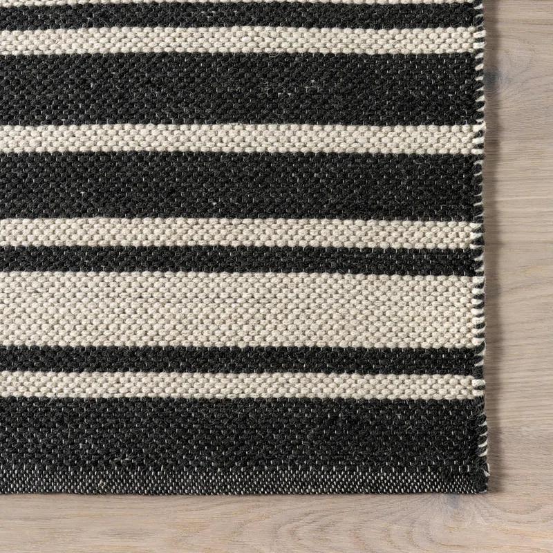 Frenshe Interiors x Rugs USA Bowery Striped Wool Area Rug | Wayfair