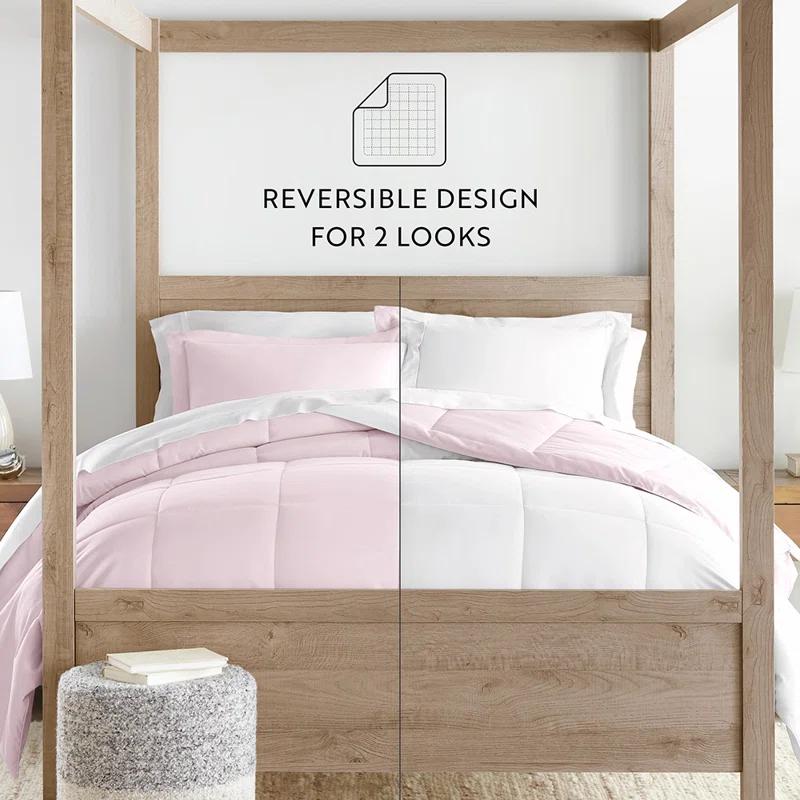 Becky Cameron Reversible Down-Alternative Comforter Bedding Set