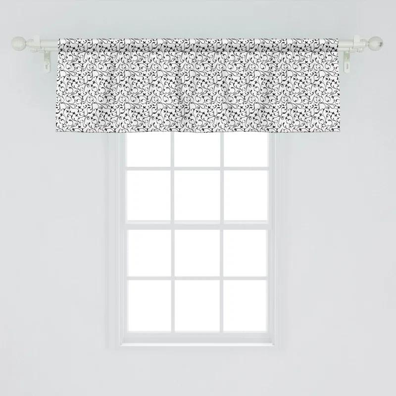 Ambesonne Ambesonne and Valance Pack of 2 Vintage Spring