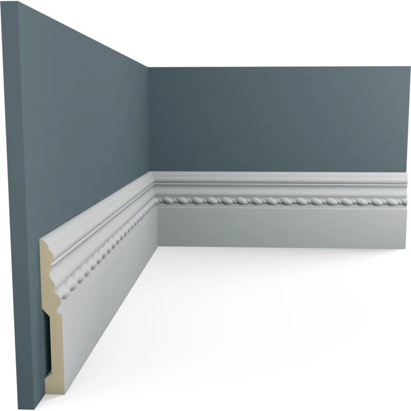 Ekena Millwork 4 1/2"H x 5/8"P x 94 1/2"L Oslo Rope Baseboard Moulding