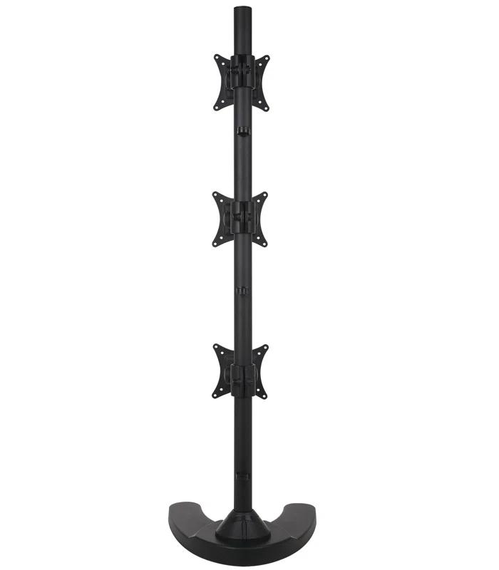Vivo Triple Vertical Monitor Desk Stand