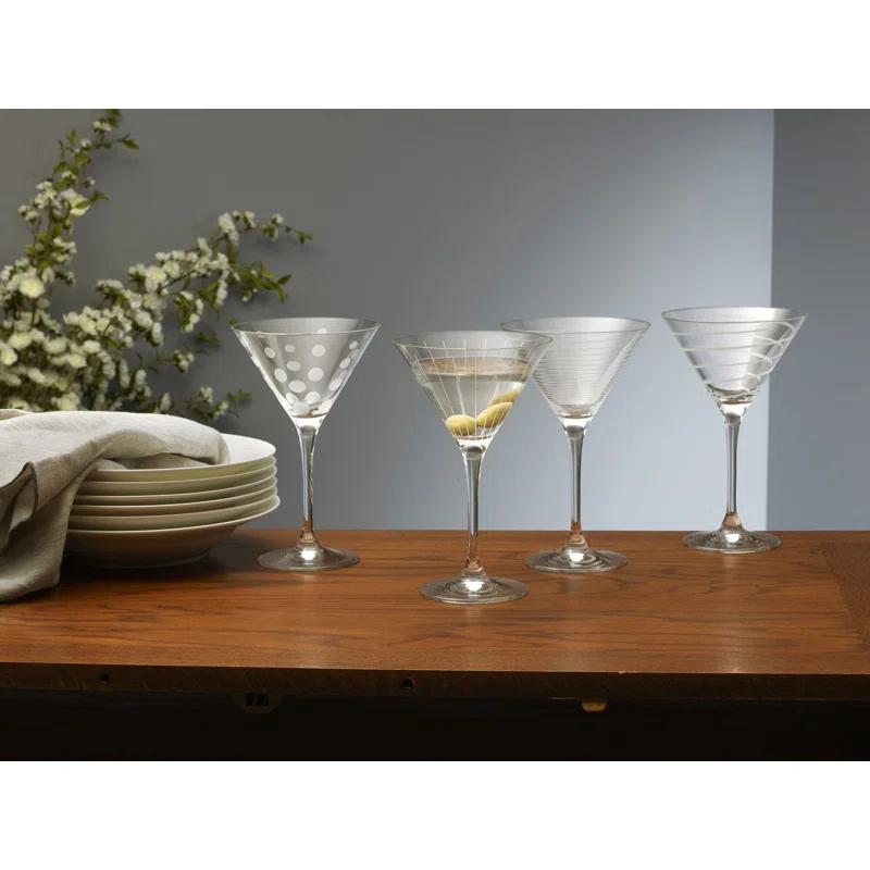 Mikasa Mikasa Cheers 10 oz. Martini Glasses, Set of 4