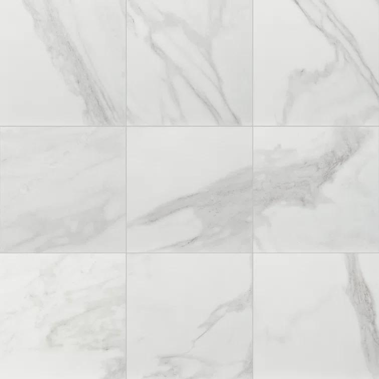 Daltile Perpetuo 12" x 12" Porcelain Marble Look Floor & Wall Tile