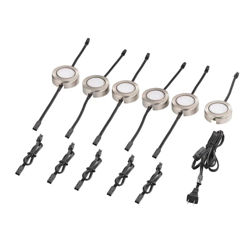 Alico Tuxedo Swivel 1 - Light LED Under Cabinet Puck Light (Set of 6) MLE426-5-16MK