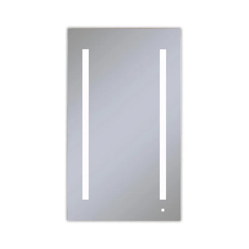 AiO Recessed Framed Medicine Cabinet with 3 Adjustable Shelves and LED Lighting
