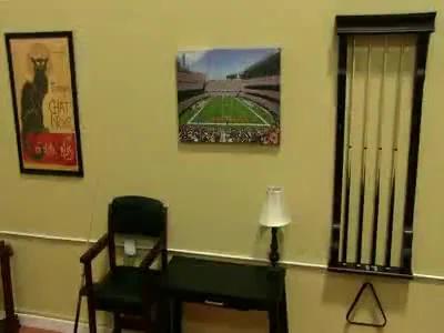Wall Mounted Billiard Accessory Storage