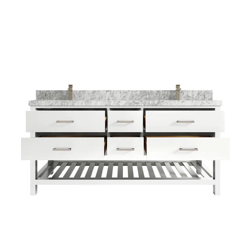 Willow Collections Parker 72'' Double Bathroom Vanity with Top