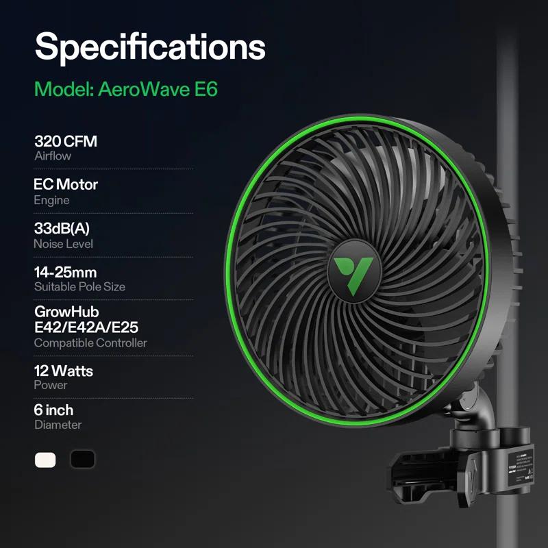 VIVOSUN VIVOSUN 10'' Oscillating Clip Fan Fan