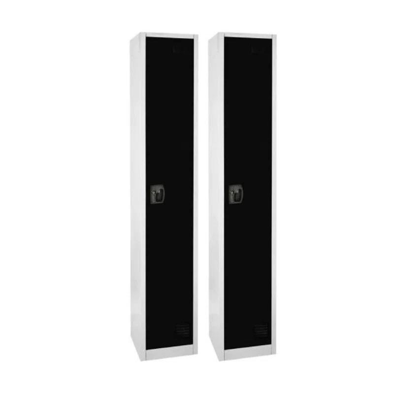 AdirOffice 12'' Wide Steel 1-Tier School and Gym Locker (Set of 2)