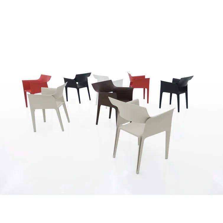 Pedrera Stacking Patio Dining Chair (Set of 4)