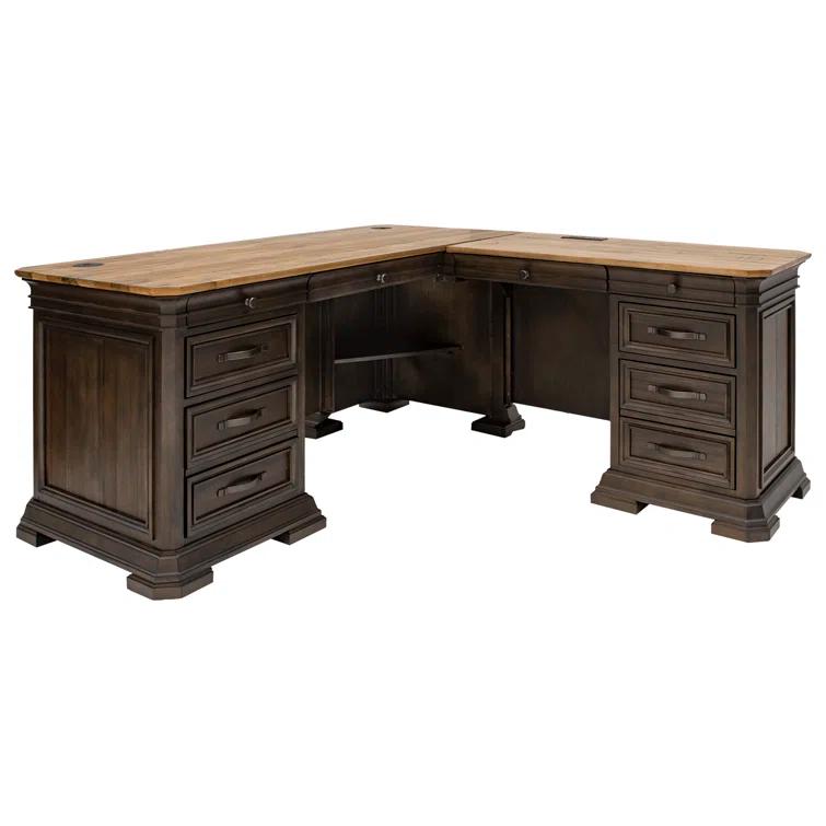Rosalind Wheeler Carror L-Shaped Executive Desk