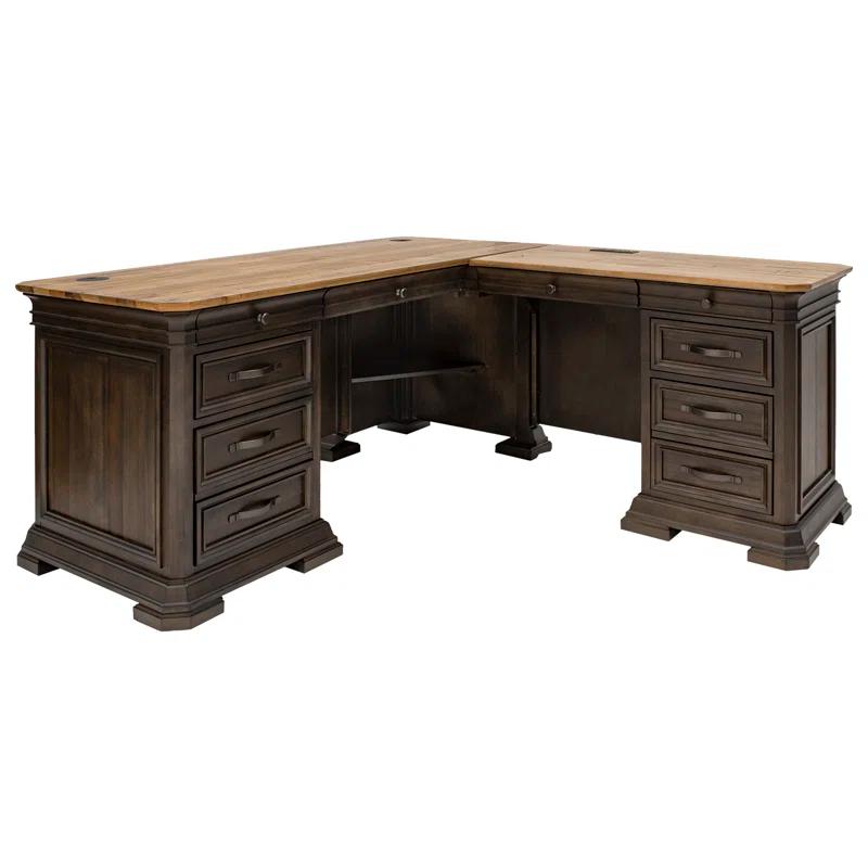 Rosalind Wheeler Carror L-Shaped Executive Desk