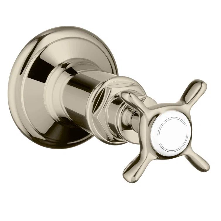 AXOR Montreux Volume Control Trim With Cross Handle Valve Trim Only