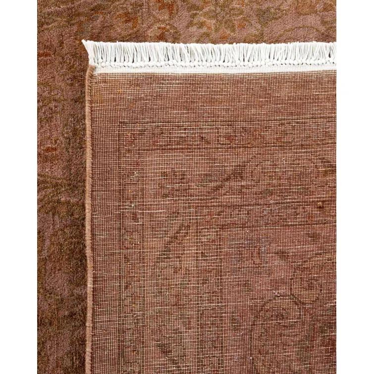 Solo Rugs Fine Vibrance, One-of-a-Kind Hand-Knotted Area Rug  - Brown | Perigold