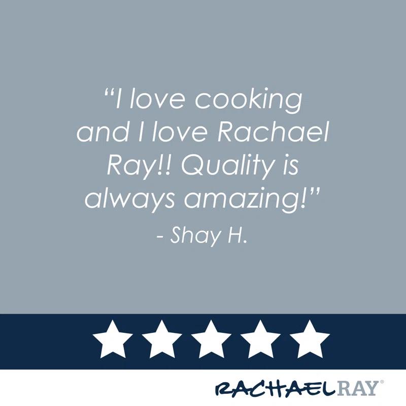 Rachael Ray Rachael Ray Professional Stainless Steel Induction Frying Pan / Skillet, 10 Inch, Silver