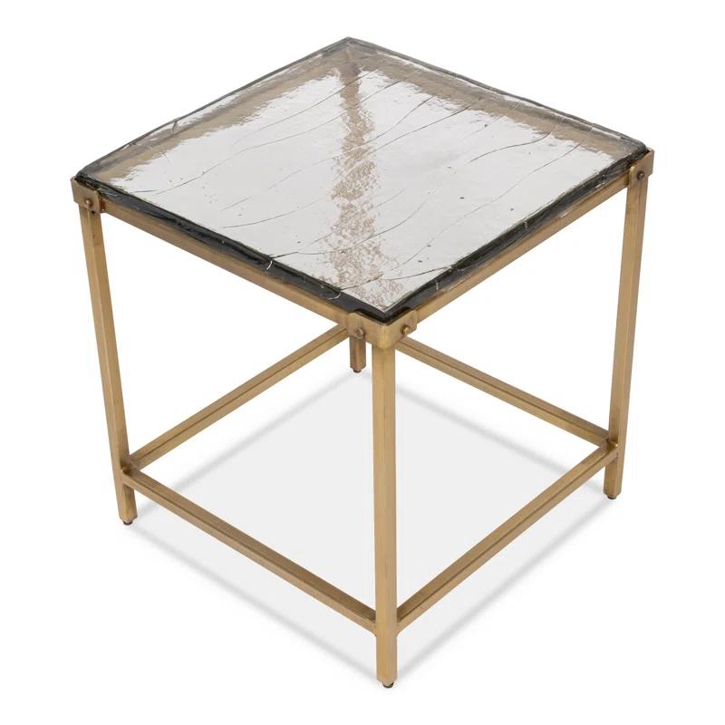 Sarreid Ltd Christian Marble Top End Table