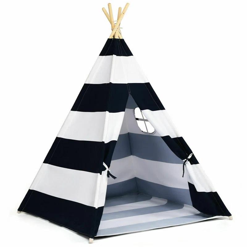 Costway Costway 47'' W x 47'' D Indoor / Outdoor Triangular Play Tent