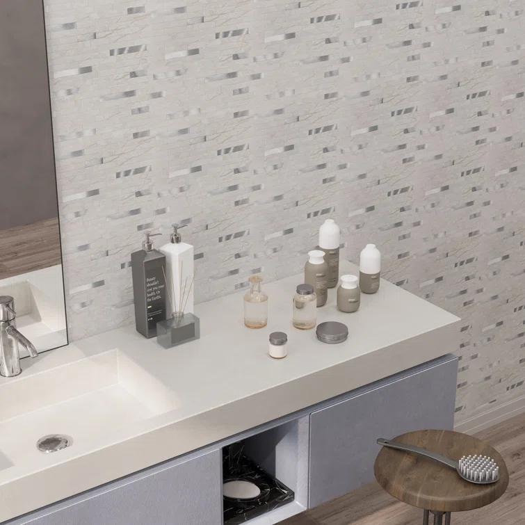 Avant Decor Aluminum Peel and Stick Mosaic Tile