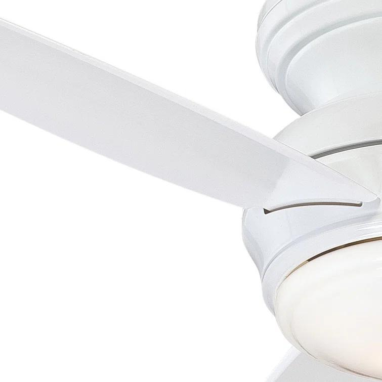 Minka Aire 44" Concept II 3 - Blade Outdoor LED Propeller Ceiling Fan with Wall Control and Light Kit Included