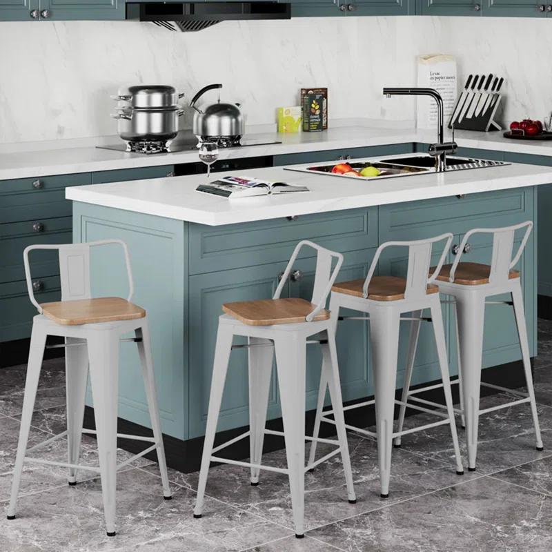 Tauber Swivel Counter Stool (Set of 4)