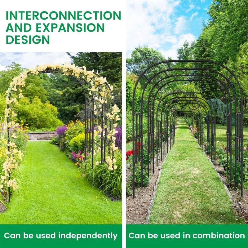Blooming Large Garden Arch Gazebo Pergola