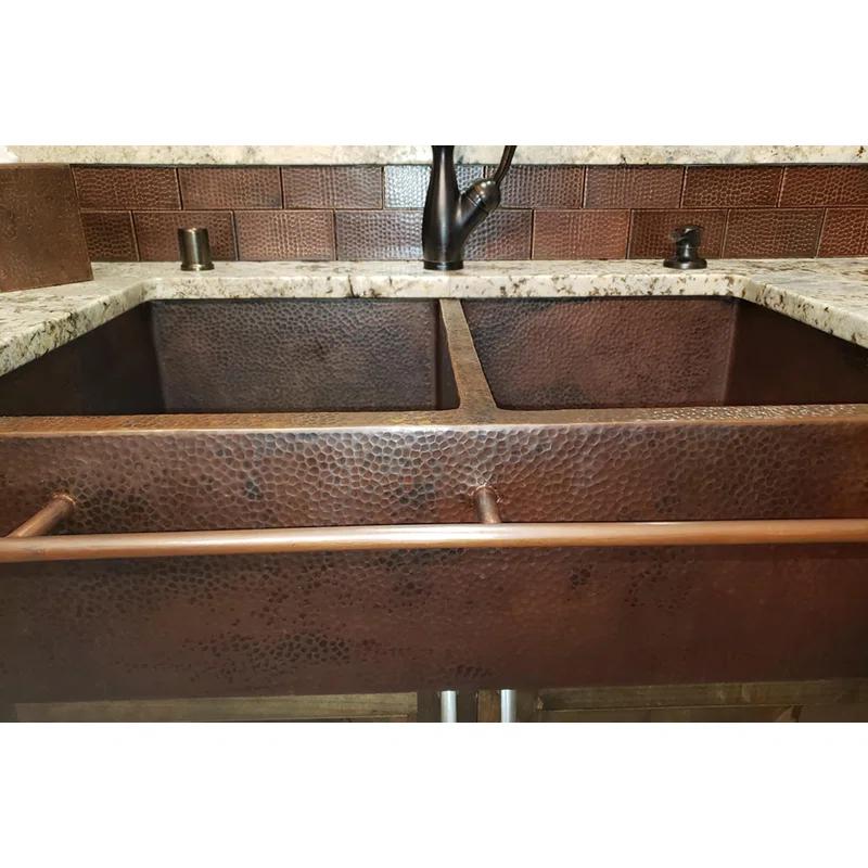 Premier Copper Products 3" x 6" Hammered Copper Tile