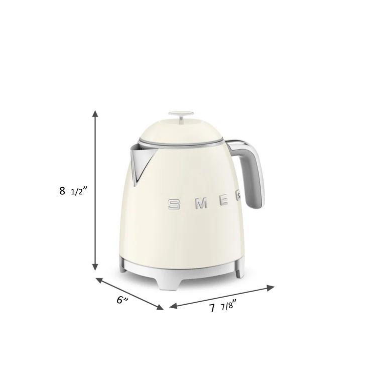 SMEG Cream Retro Mini Electric Kettle