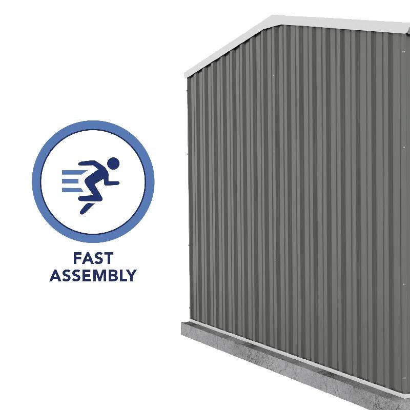 Absco Premier 10 ft. W x 10 ft. D Metal Storage Shed