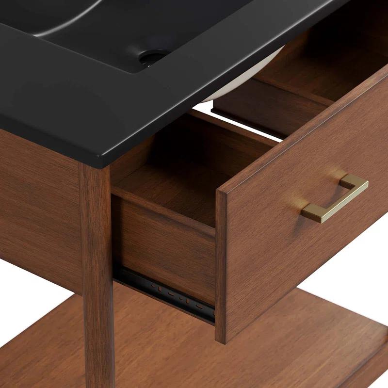 Modway Modway Zaire 30'' Single Bathroom Vanity with Ceramic Top