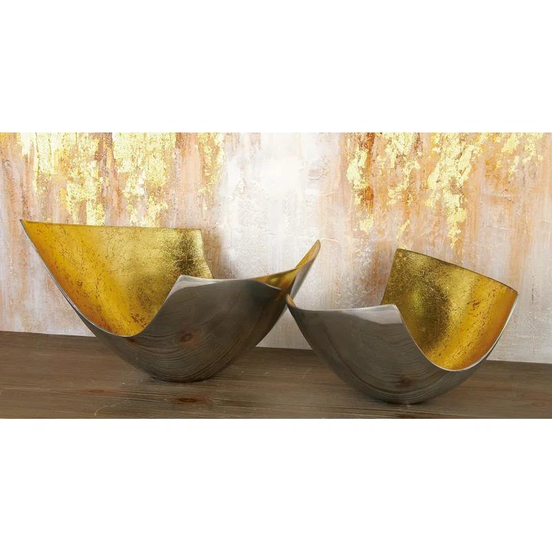 Mercer41 Borealis Aluminum Decorative Bowl 2