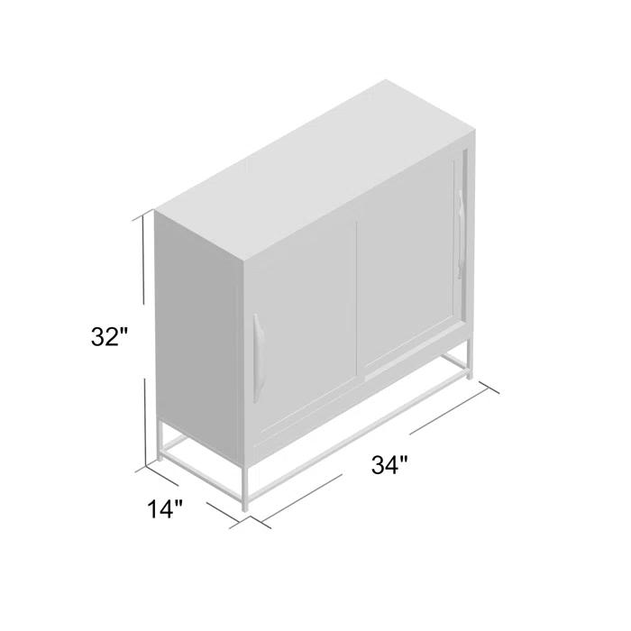 Leanne Cane 2-Drawer Storage Nightstand