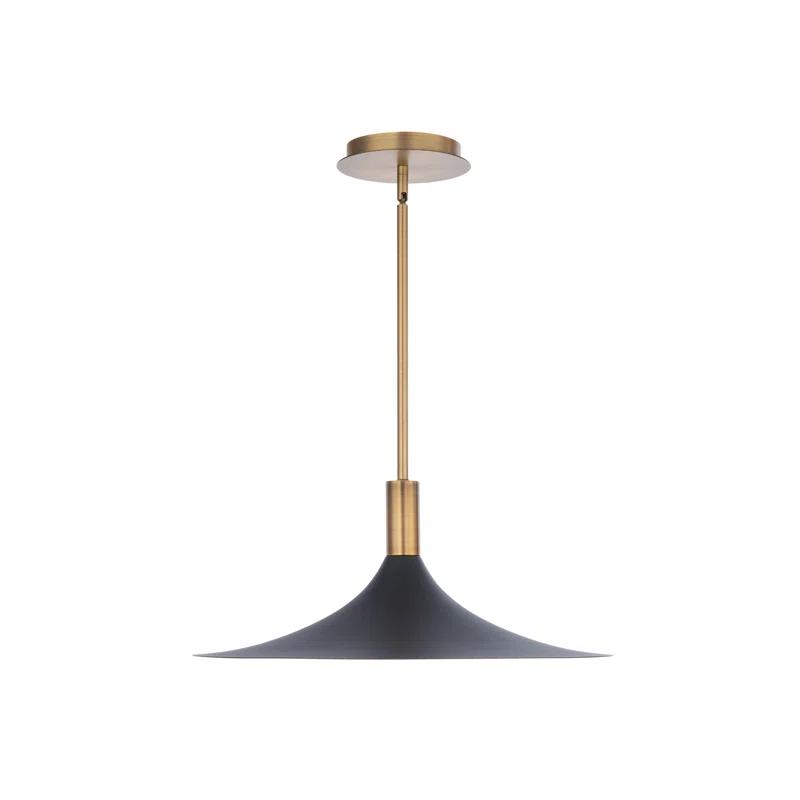 dweLED Cochere 1 - Light Black/Gold/Aged Brass LED Pendant