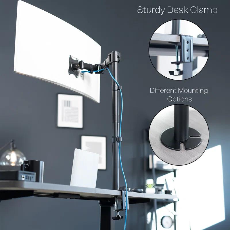 Vivo Single Monitor Extra Tall Desk Mount