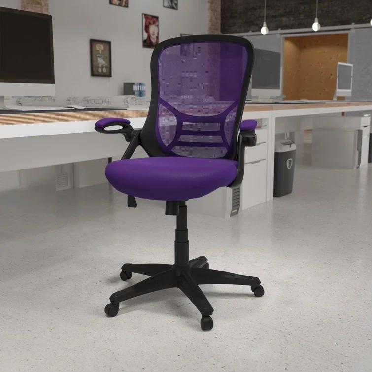 Flash Furniture Cappello High-Back Mesh Swivel Ergonomic Office Chair with Flip-Up Arms